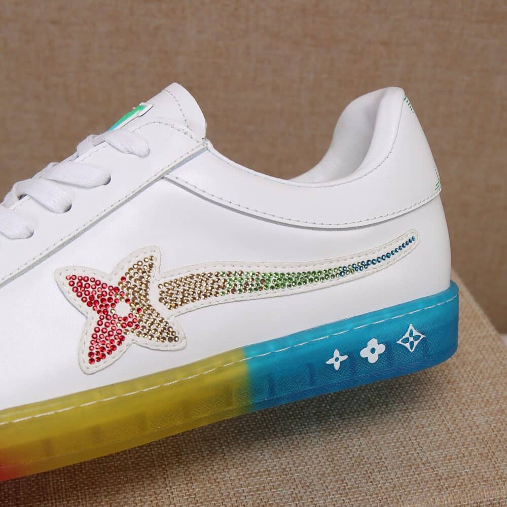 LOUIS VUITTON LUXEMBOURG SAMOTHRACE SNEAKER WHITE 1A9G05 - Image 6