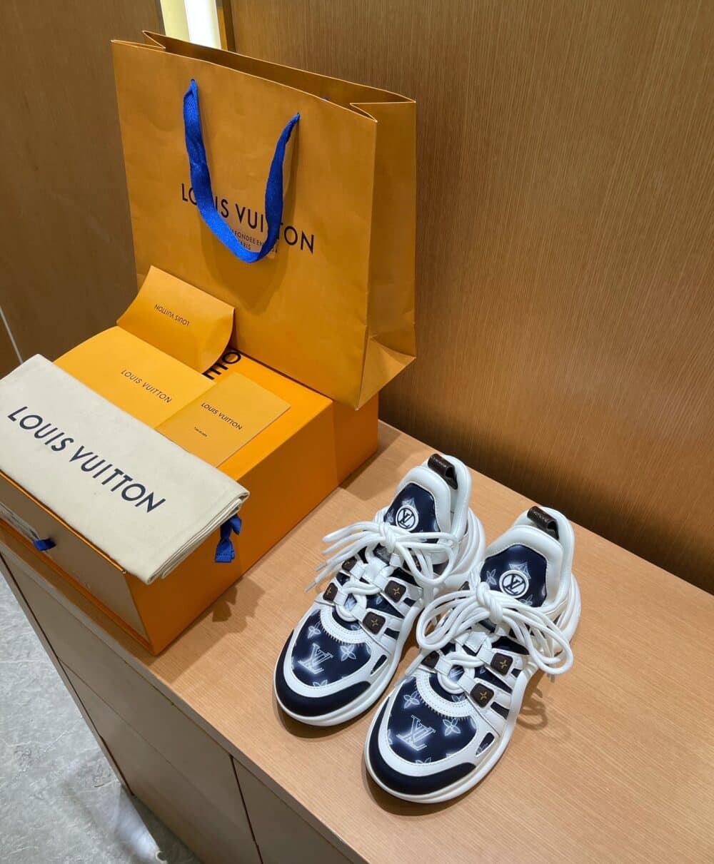 LOUIS VUITTON ARCHLIGHT SNEAKER DARK BLUE 1A9RX9 - Image 8