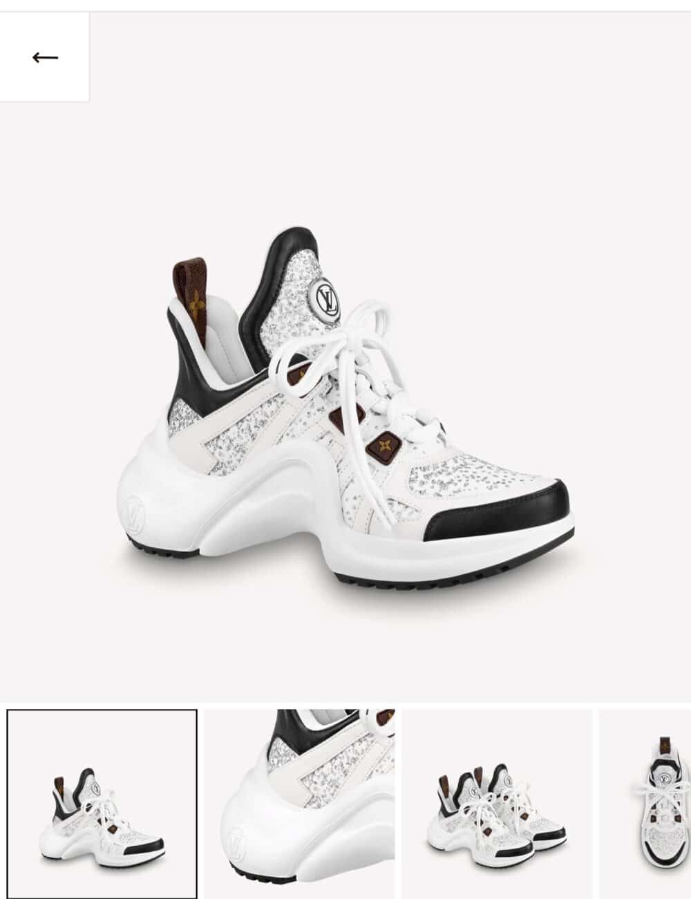 LOUIS VUITTON ARCHLIGHT SNEAKER WHITE - Image 4