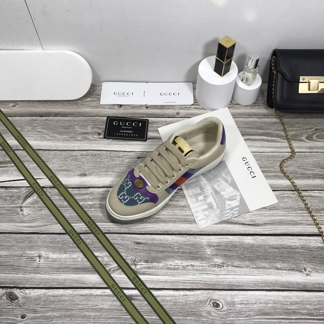 GUCCI WMNS SCREENER BLUE GG LAMÉ 577684 2C830 4690 - Image 9