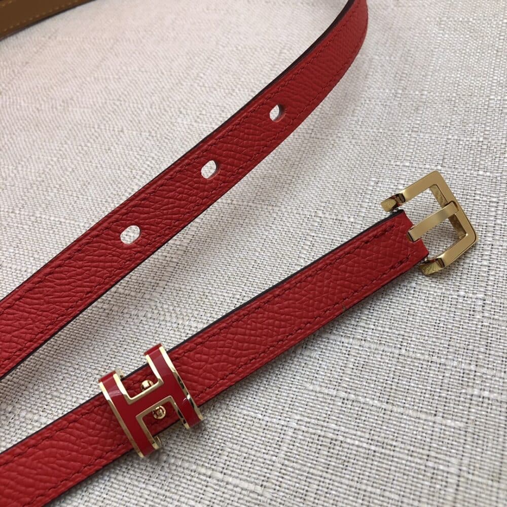 Alternative view of HERMES POP H 15 BELT RED 15MM