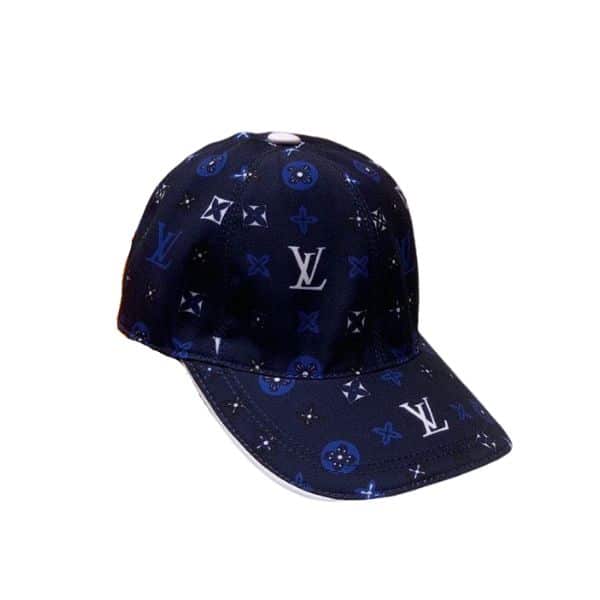 LOUIS VUITTON MONOGRAM PATTERN CAP BLUE