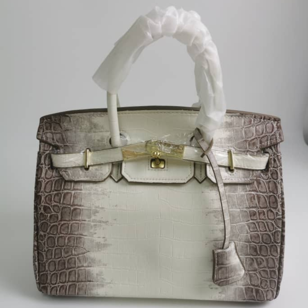 Alternative view of HERMES BIRKIN 30 NILOTICUS CROCODILE HIMALAYA BLANC 30CM
