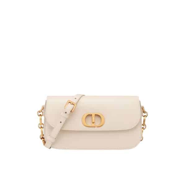 DIOR 30 MONTAIGNE AVENUE BAG WHITE 22CM M9260UMOAM49U