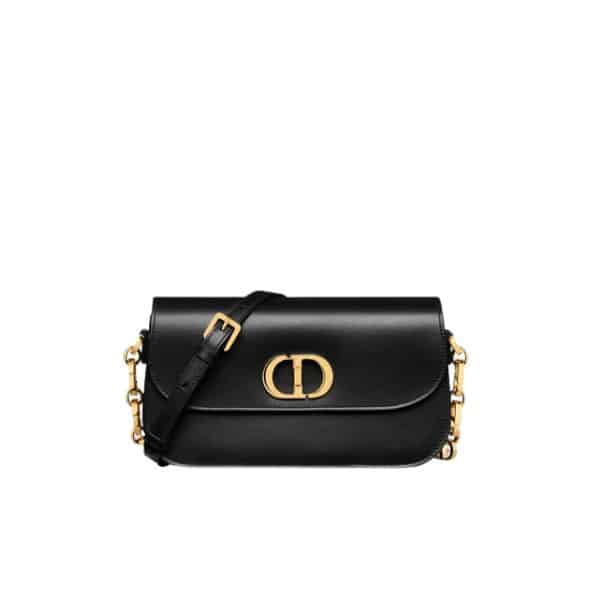 DIOR 30 MONTAIGNE AVENUE BAG BLACK 22CM M9260UMOAM900
