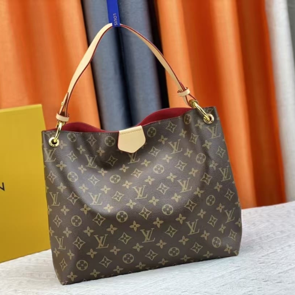 Alternative view of Louis Vuitton Graceful Pm Monogram Canvas Red 35Cm
