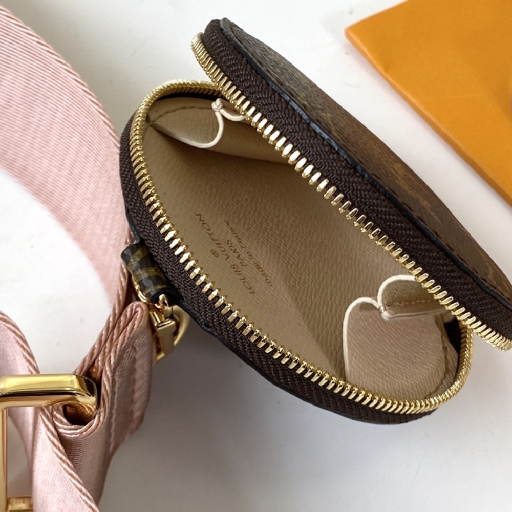 LOUIS VUITTON MULTI POCHETTE ACCESSOIRES ROSE CLAIR 24CM M44840 - Image 3