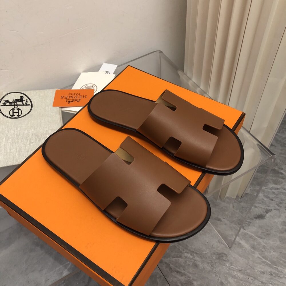 HERMES IZMIR SANDAL BROWN H041141ZH03410 - Image 4