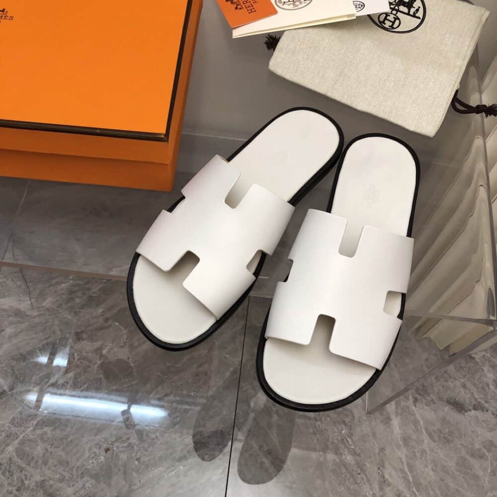 HERMES IZMIR SANDAL WHITE H041141ZH02400 - Image 6