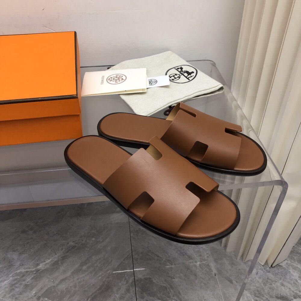 HERMES IZMIR SANDAL BROWN H041141ZH03410 - Image 7