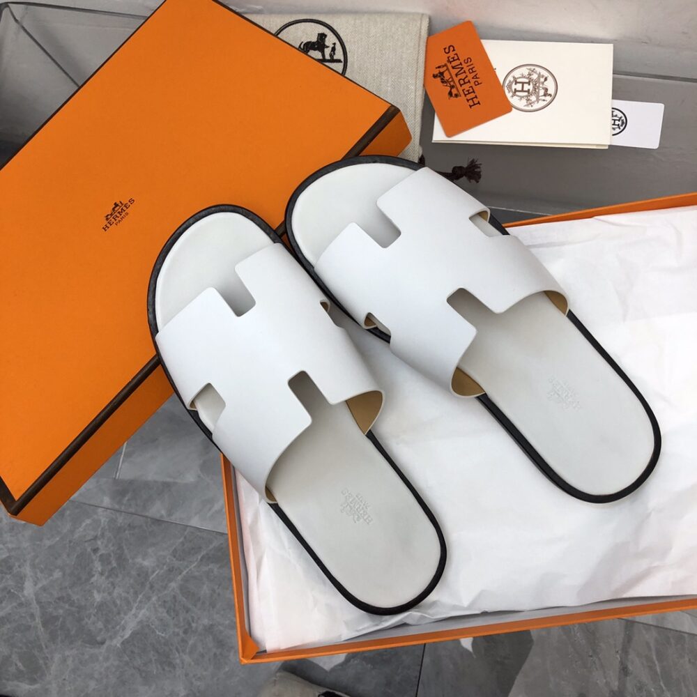 HERMES IZMIR SANDAL WHITE H041141ZH02400 - Image 8