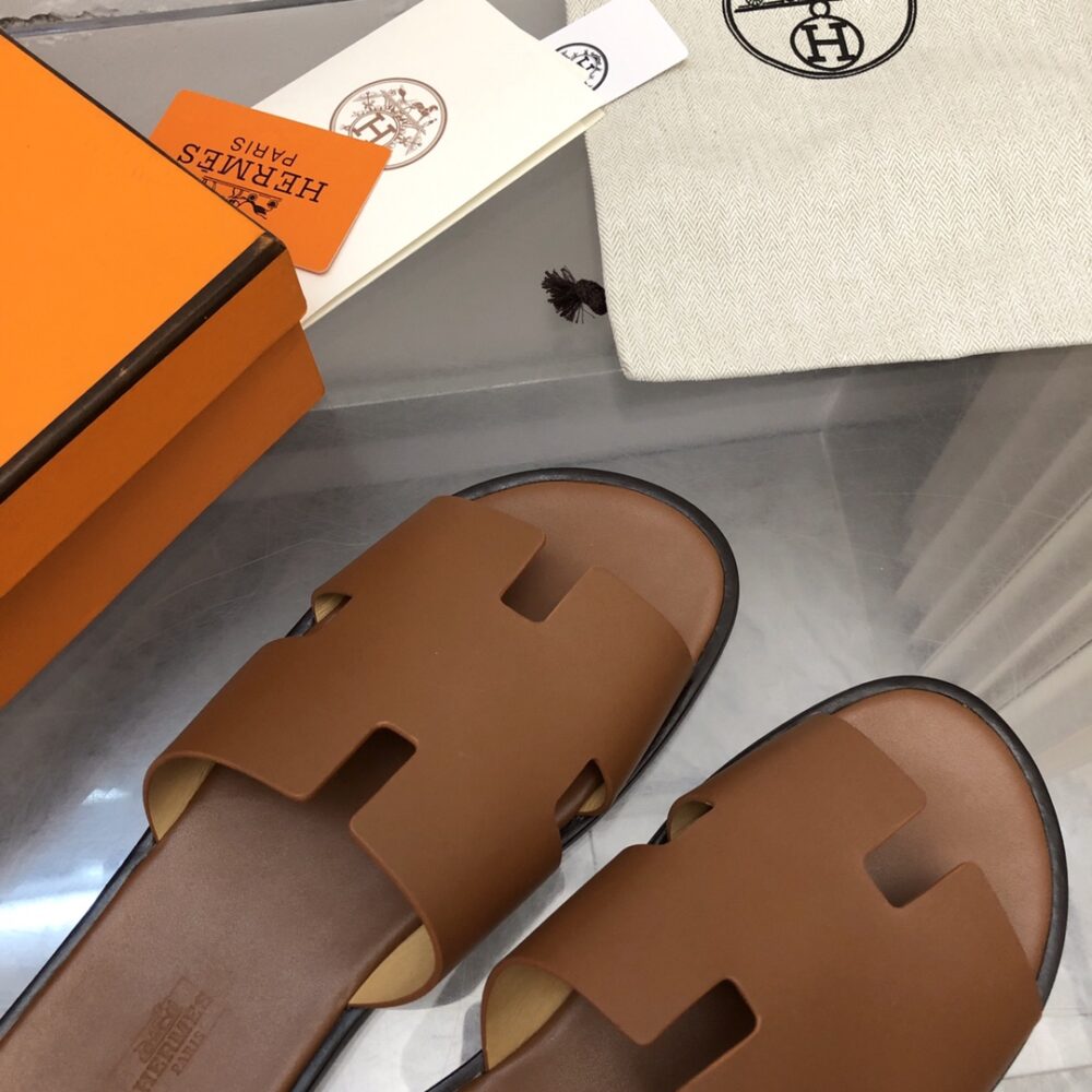 HERMES IZMIR SANDAL BROWN H041141ZH03410 - Image 8
