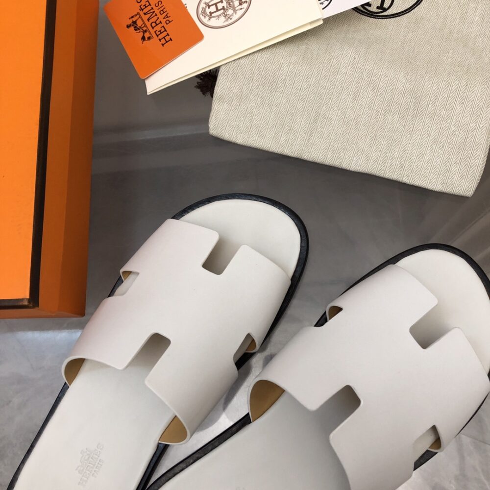 HERMES IZMIR SANDAL WHITE H041141ZH02400 - Image 10