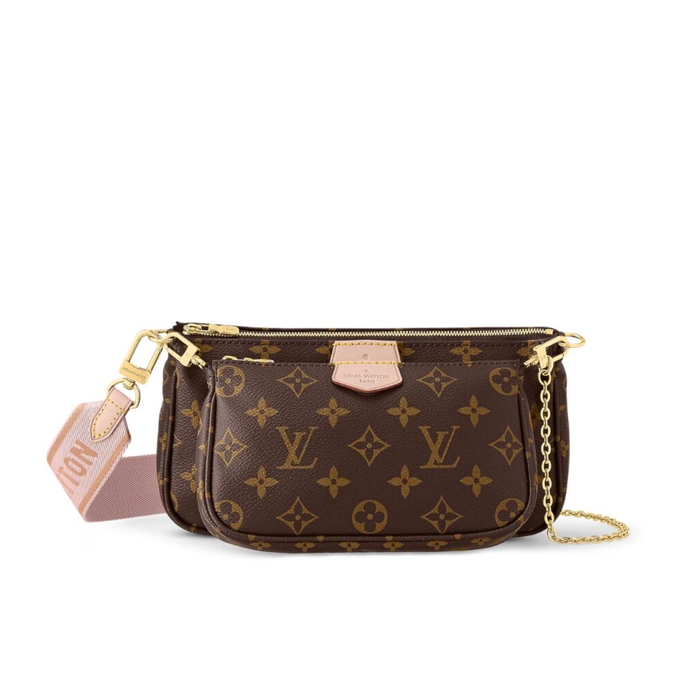 LOUIS VUITTON MULTI POCHETTE ACCESSOIRES PINK 24CM M44840