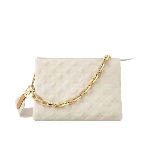 LOUIS VUITTON COUSSIN PM CREAM 26CM M57793