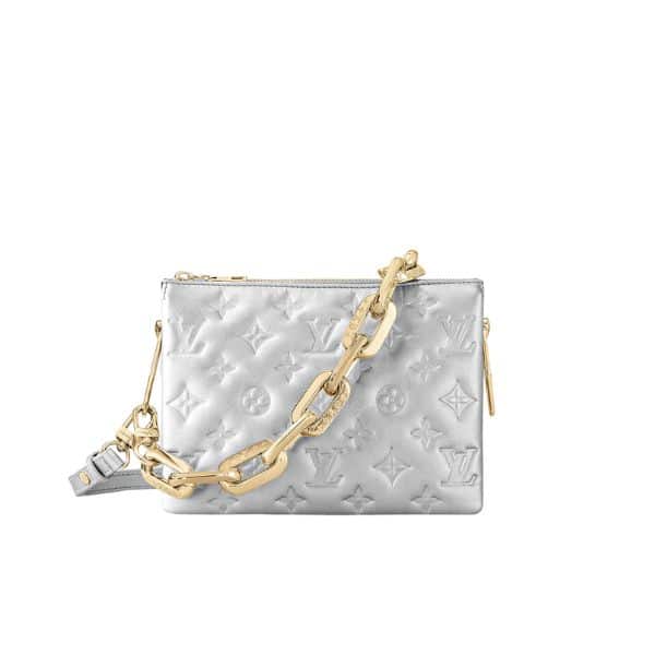 LOUIS VUITTON COUSSIN BB 21CM SILVER M20567