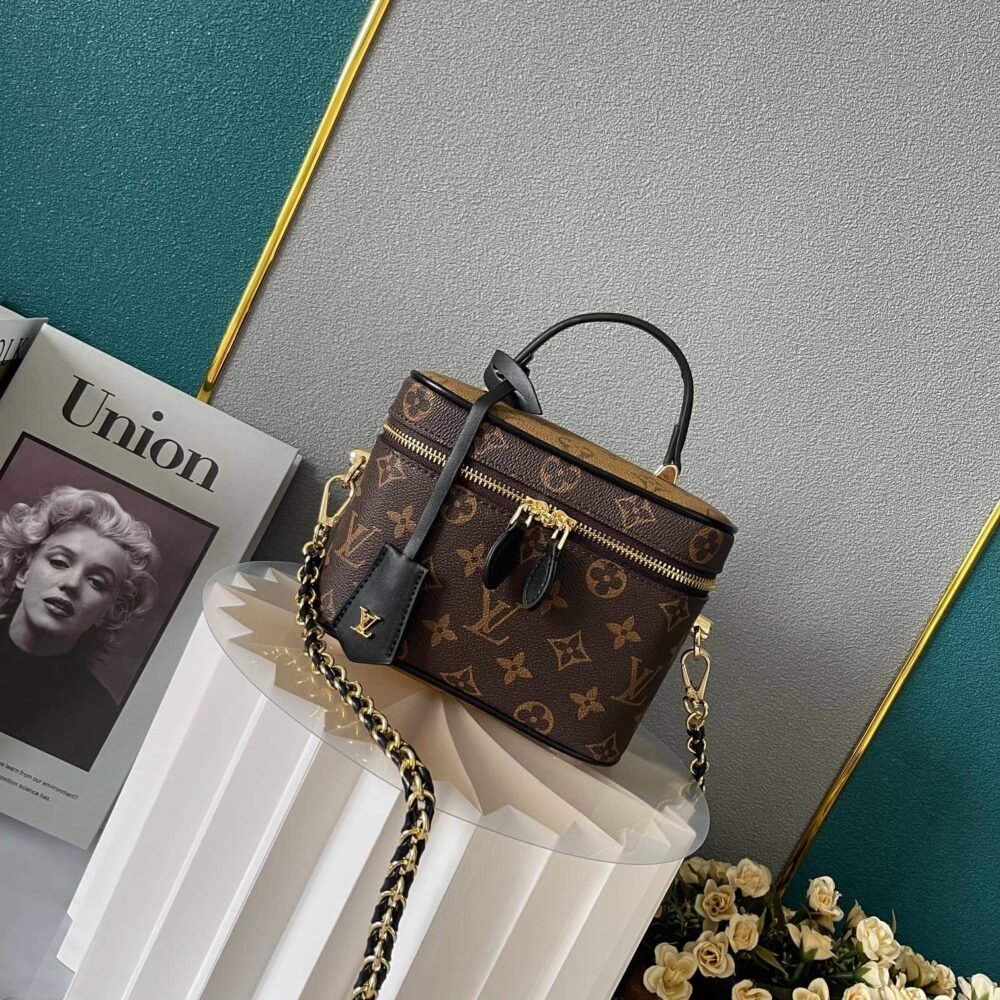 LOUIS VUITTON VANITY PM MONOGRAM BROWN 19CM M45598 - Image 2