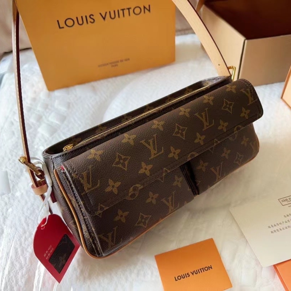 Louis Vuitton Vivacité Monogram Canvas Brown 25Cm M46999 - Image 3