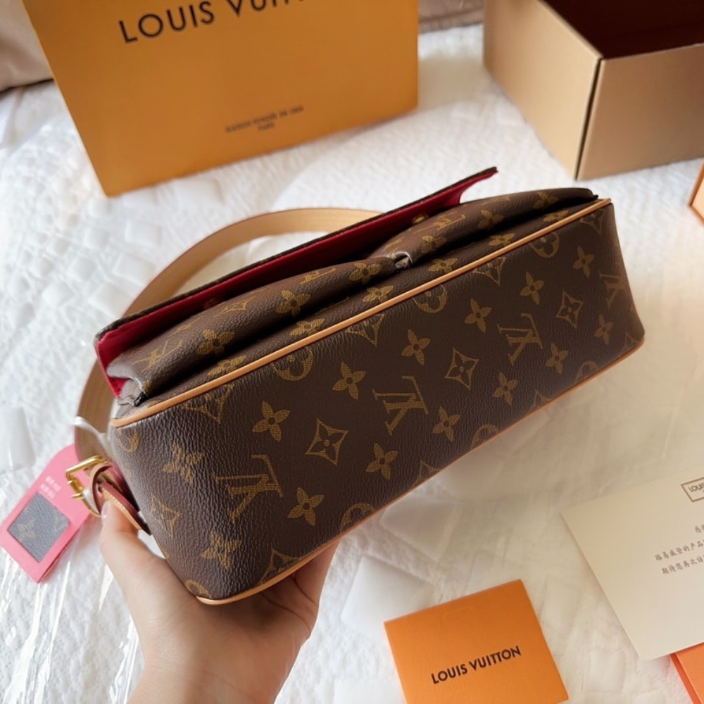 Louis Vuitton Vivacité Monogram Canvas Brown 25Cm M46999 - Image 4