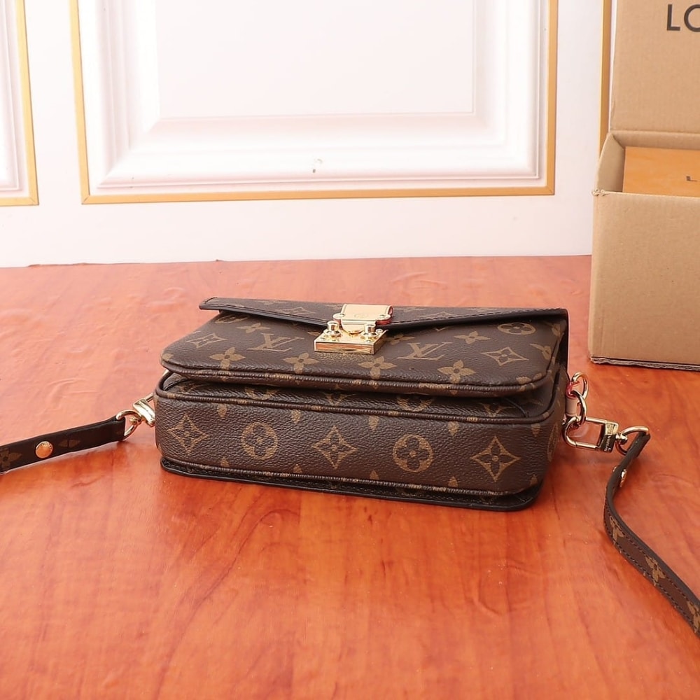 LOUIS VUITTON POCHETTE MÉTIS EAST WEST MONOGRAM CANVAS BROWN 21CM M46279 - Image 5