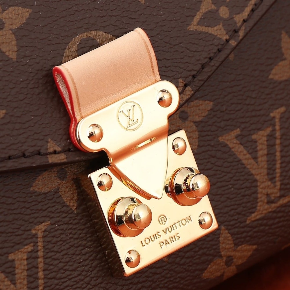 LOUIS VUITTON POCHETTE MÉTIS EAST WEST MONOGRAM CANVAS BROWN 21CM M46279 - Image 7