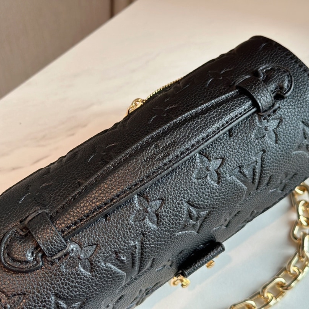 LOUIS VUITTON POCHETTE MÉTIS EAST WEST BAG BLACK 21CM M46595 - Image 7