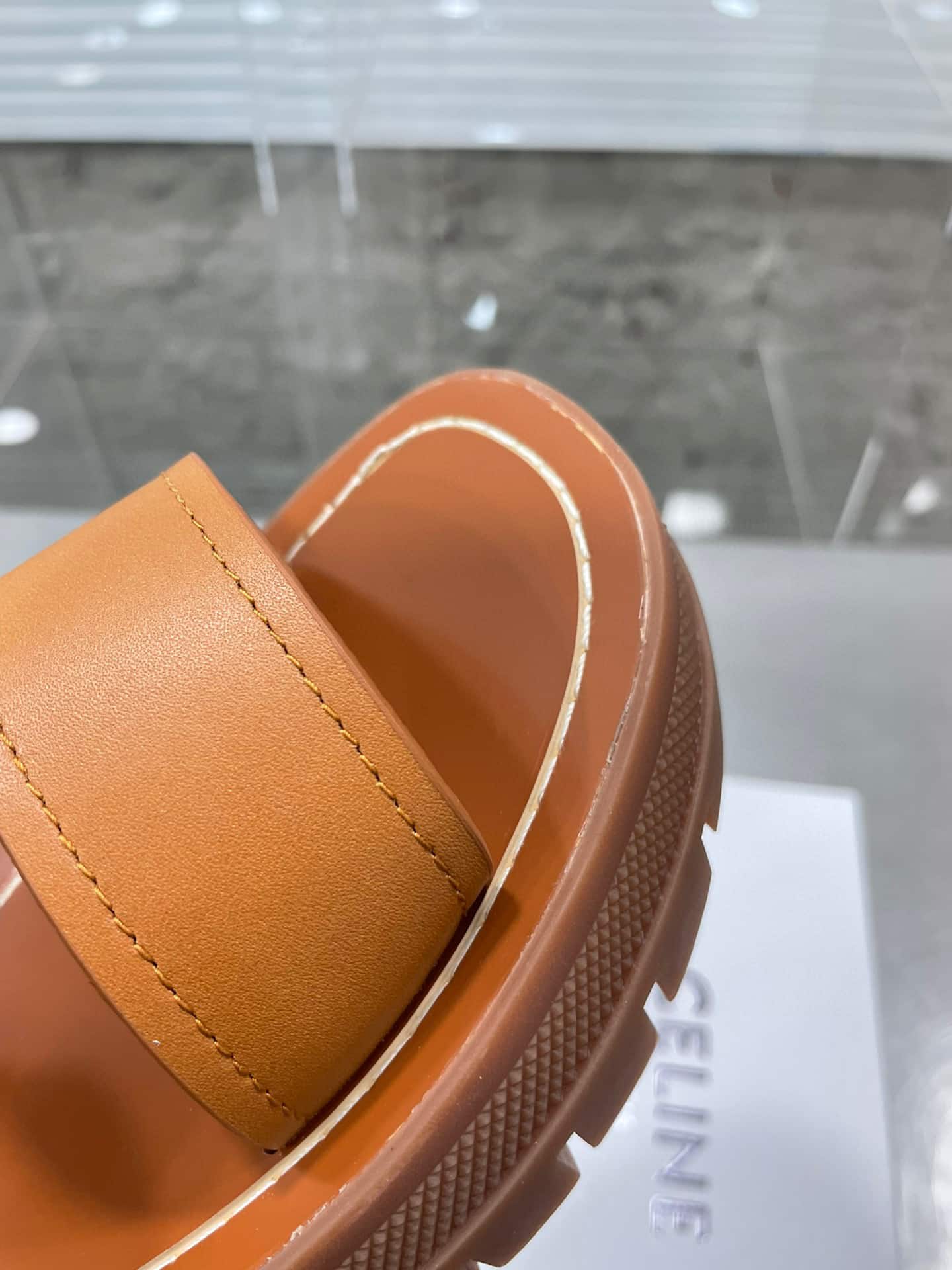 CELINE CLEA TRIOMPHE SANDAL IN CALFSKIN VEGETAL TANNING 352473778C04LU - Image 6