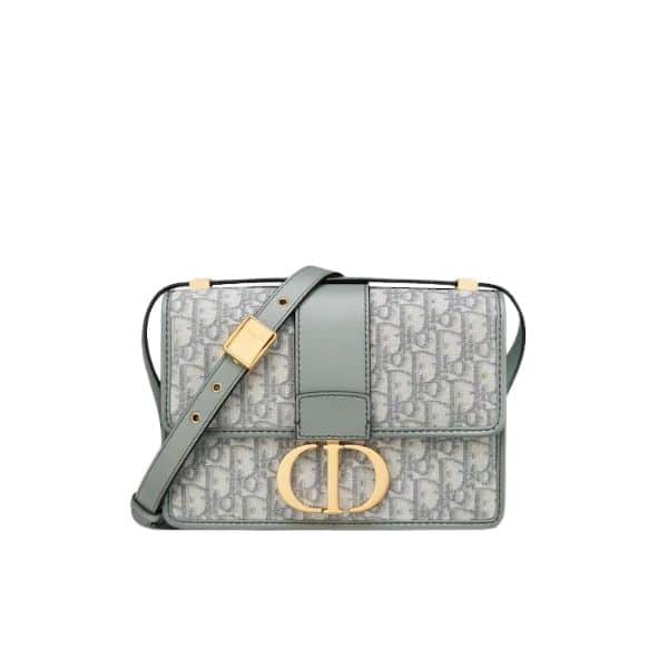 DIOR 30 MONTAIGNE BAG GRAY DIOR OBLIQUE JACQUARD 30CM M9203UTZQ M928