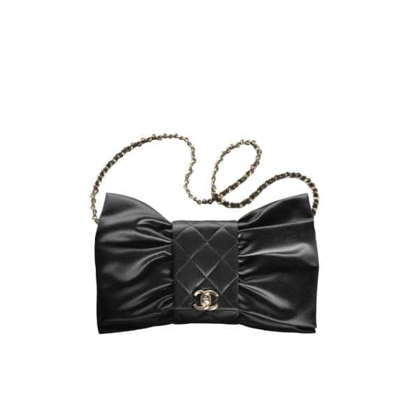 CHANEL CLUTCH BAG BLACK 25CM AS4098 B13245 94305