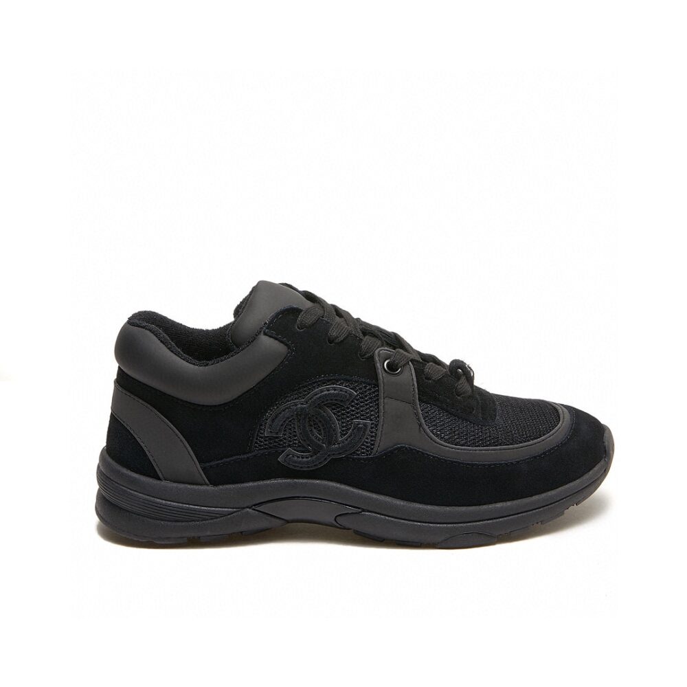 CHANEL CC LOGO SNEAKER BLACK G34361 Y53536 94305