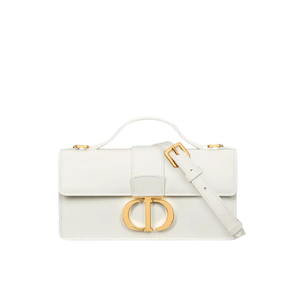 DIOR MISS MONTAIGNE MINI BAG CALFSKIN WHITE 24CM S2356UBPZ M030
