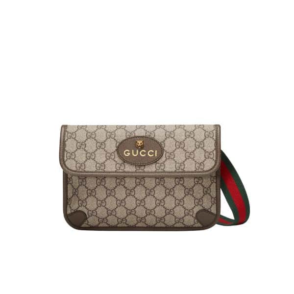 GUCCI NEO VINTAGE GG SUPREME BELT BAG 22CM 493930 9C2VT 8745