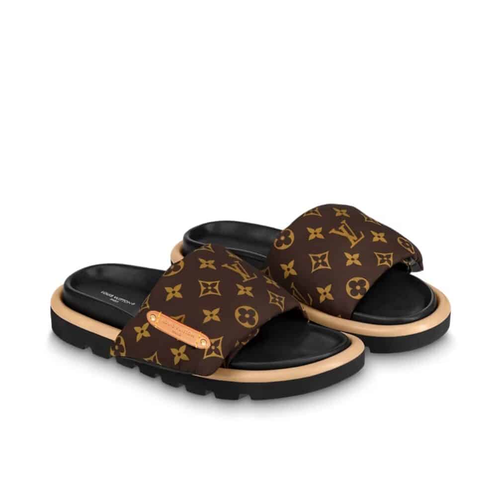 LOUIS VUITTON MONOGRAM BROWN LOGO BROWN