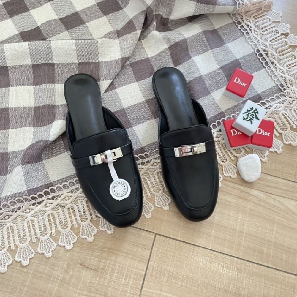 Alternative view of HERMES OZ MULE BLACK H212295Z 01350