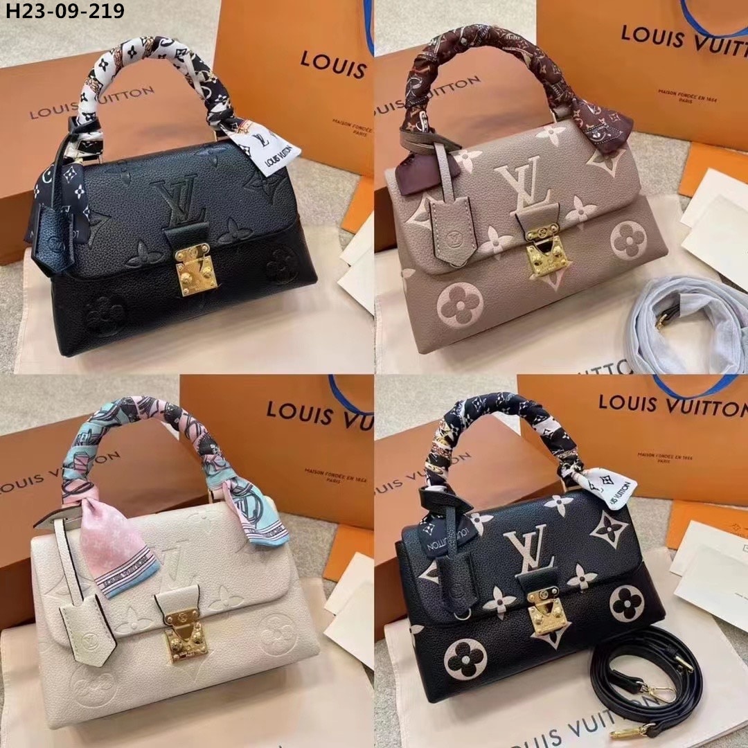 LOUIS VUITTON MADELEINE BB BAG BLACK 24CM M45977 - Image 3