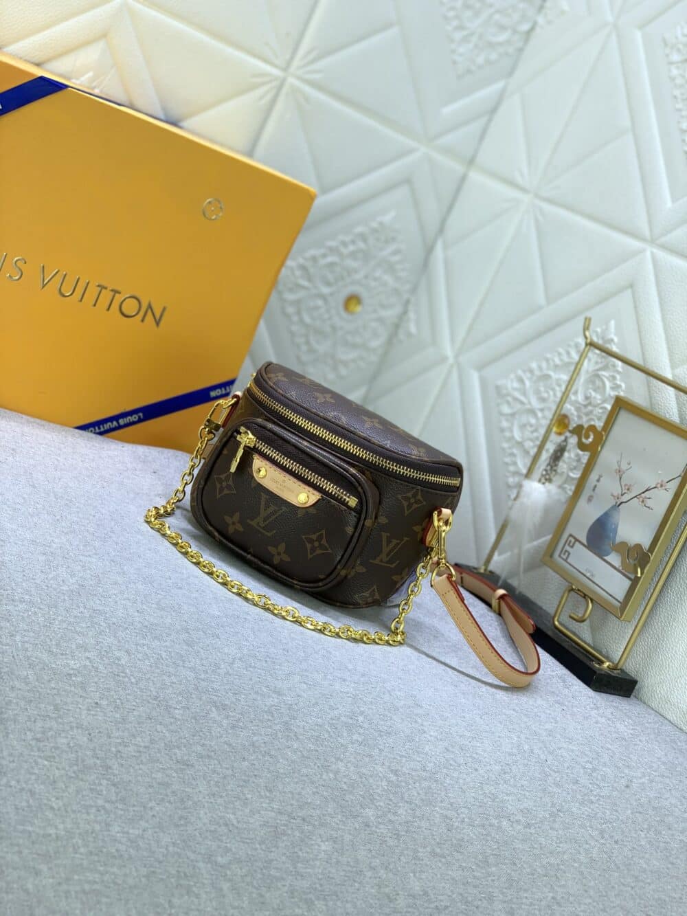 LOUIS VUITTON MINI BUMBAG BAG MONOGRAM CANVAS 17CM M82335 - Image 9