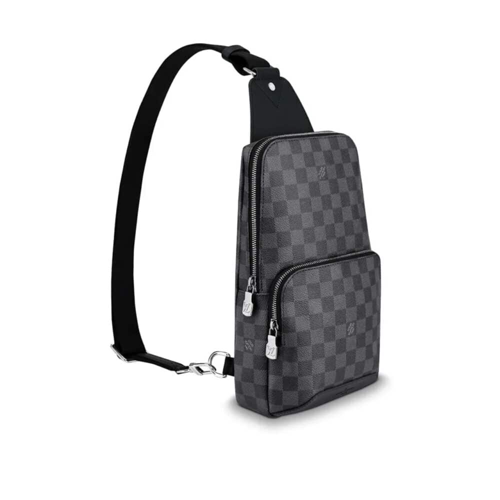 LOUIS VUITTON AVENUE SLINGBAG DAMIER BLACK 31CM N41719