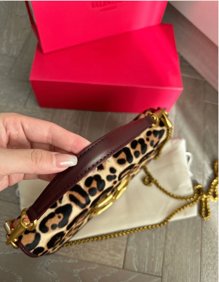 VALENTINO LOCÒ SHOULDER BAG IN PONY EFFECT ANIMALIER CALFSKIN 27CM 3W2B0K30XQV K9F - Image 3