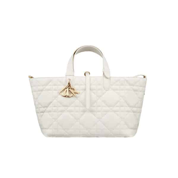 DIOR MEDIUM TOUJOURS BAG WHITE 29CM M2821OSHJM030
