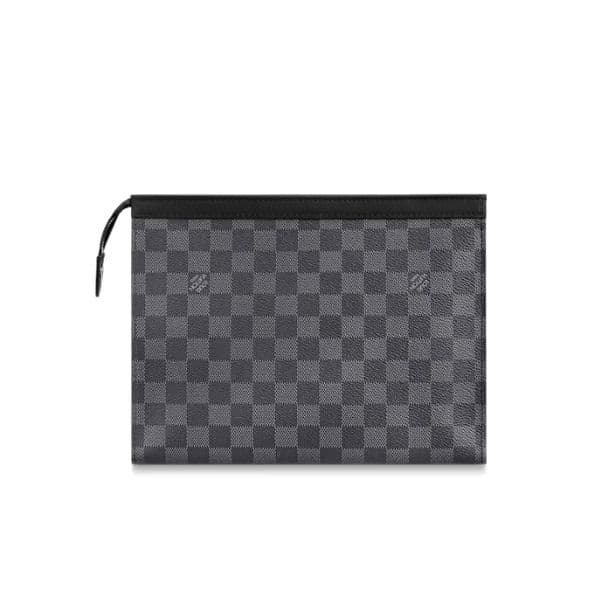 LOUIS VUITTON VOYAGE MM POCHETTE CLUTCH DAMIER 26CM N41696