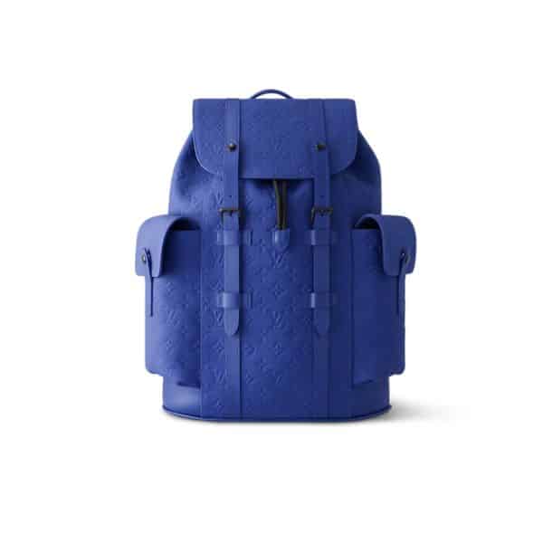 LOUIS VUITTON CHRISTOPHER PM BACKPACK BLUE 48CM M23189