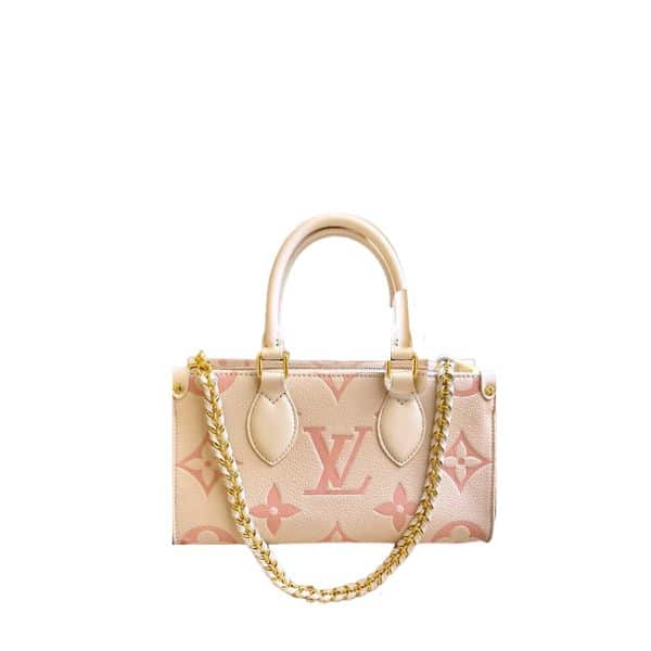 LOUIS VUITTON ONTHEGO EAST WEST BAG PINK 25CM
