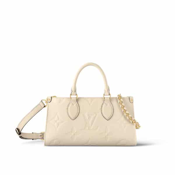 LOUIS VUITTON ONTHEGO EAST WEST BAG BEIGE 25CM M23698