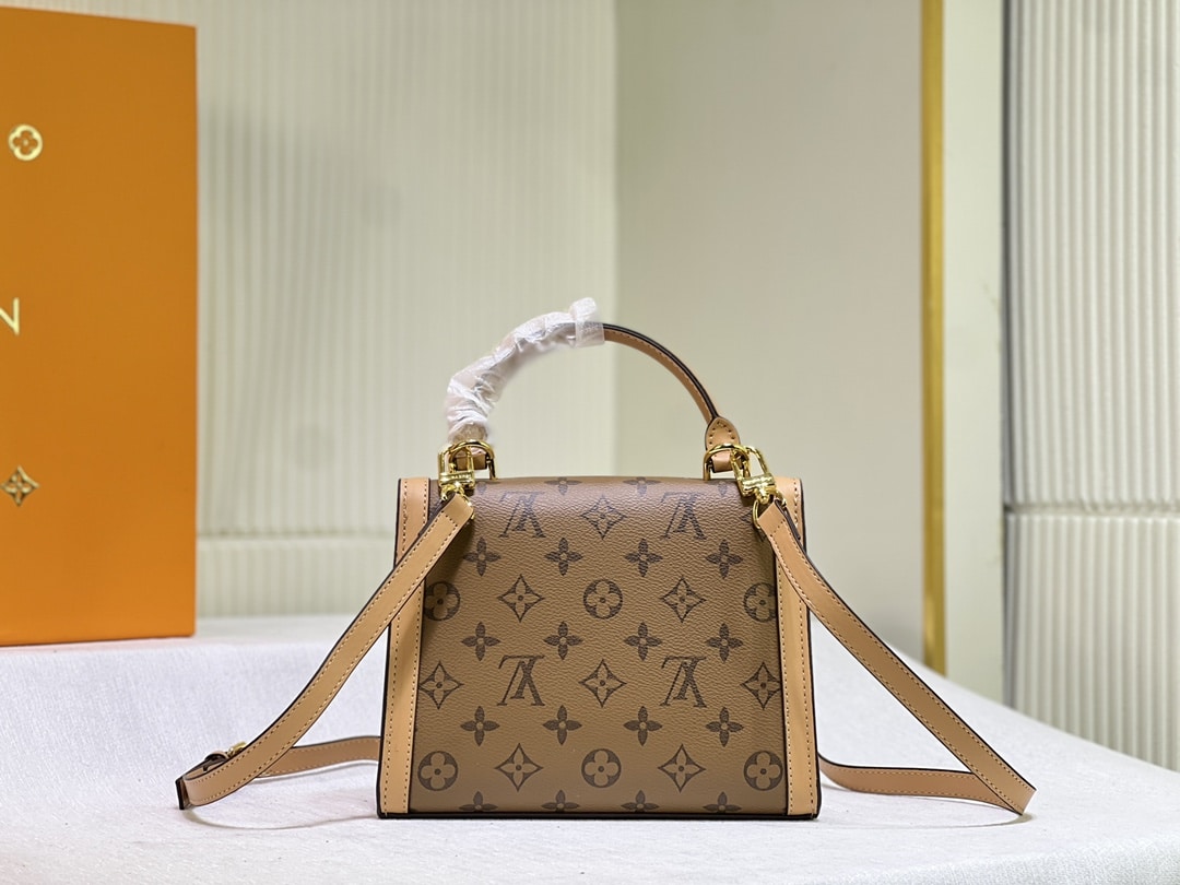 LOUIS VUITTON DAUPHINE CAPITALE BAG BROWN 21CM M46751 - Image 5