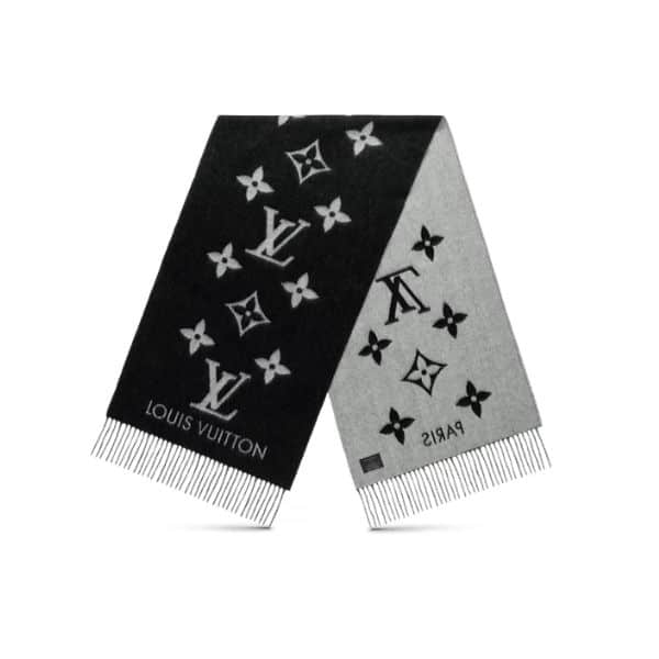 LOUIS VUITTON REYKJAVIK SCARF BLACK M71040