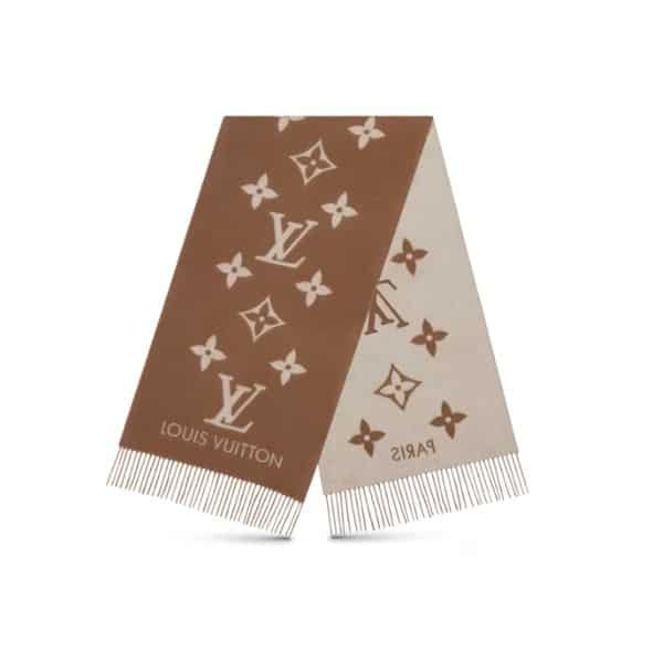 LOUIS VUITTON REYKJAVIK SCARF BEIGE M76067