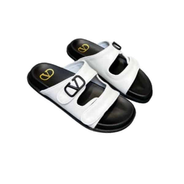 VALENTINO GARAVANI VLOGO SANDAL WHITE