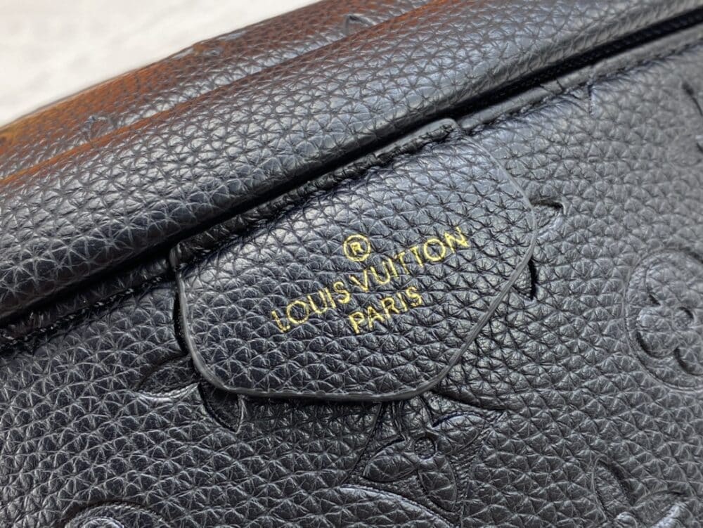 LOUIS VUITTON MONOGRAM EMPREINTE BLACK BUMBAG M44812 - Image 4