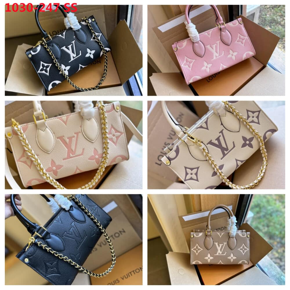 LOUIS VUITTON ONTHEGO EAST WEST BAG BEIGE 25CM M23698 - Image 5
