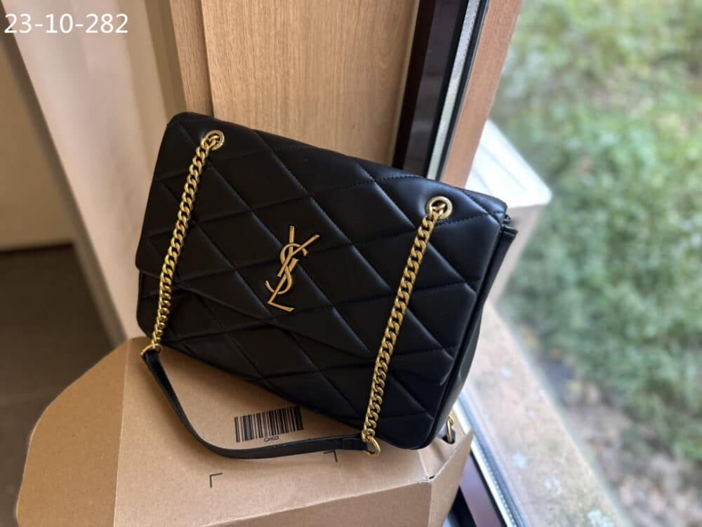 SAINT LAURENT PUFFER BAG BLACK 33CM - Image 7